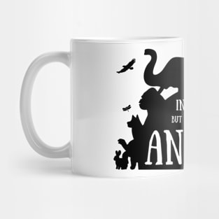 Introverted but Willing to Discuss ANIMALS Mug